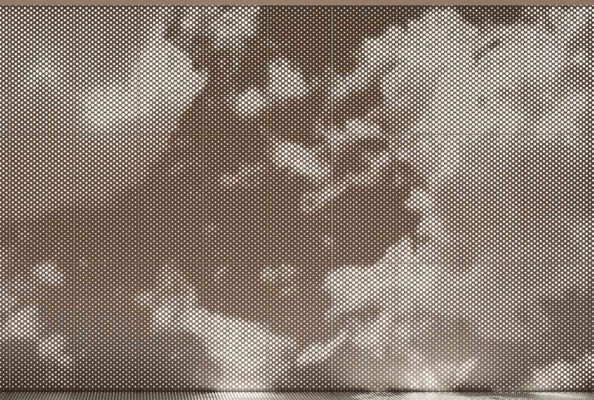 close up of Arktura Vapor® Graphic Perf®